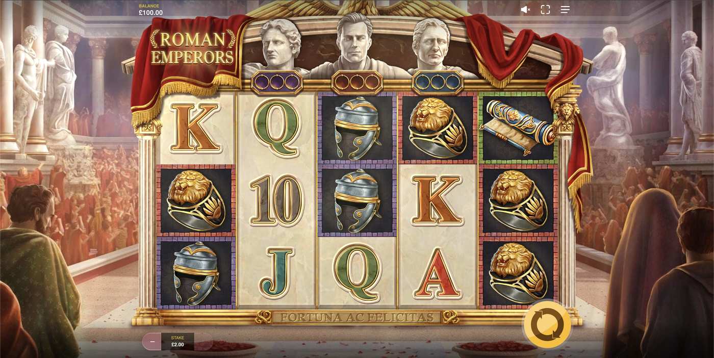 Roman Emperors: image of main menu