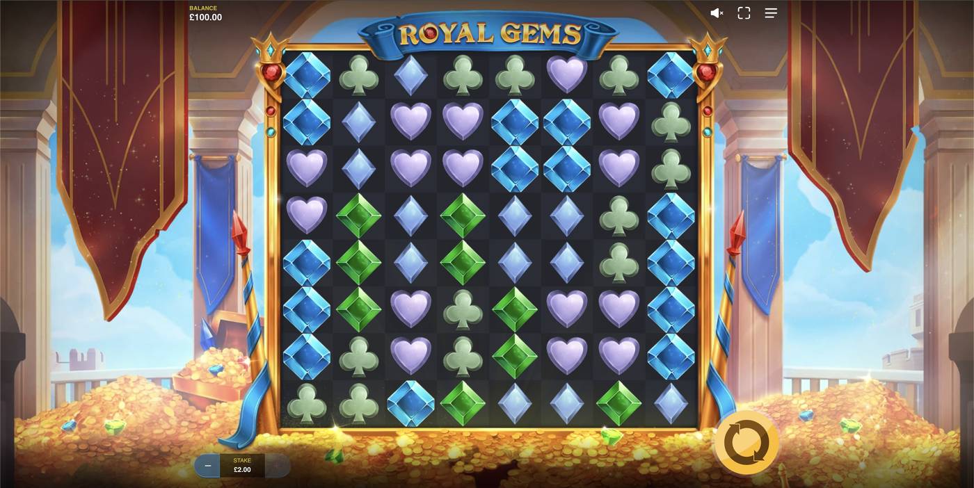 Royal Gems: image of main menu