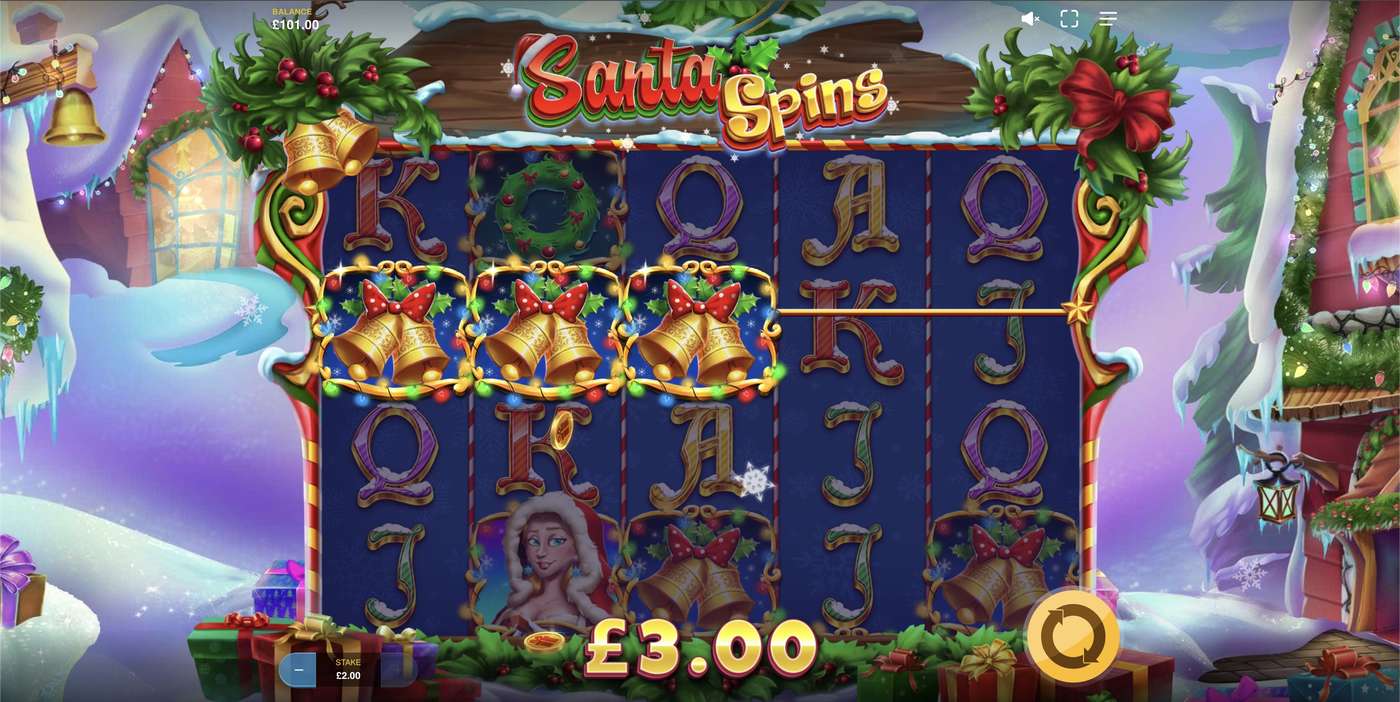 Santa Spins: image of winning