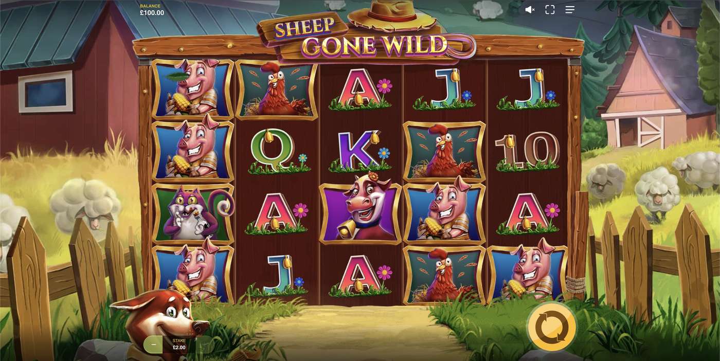 Sheep Gone Wild: image of main menu