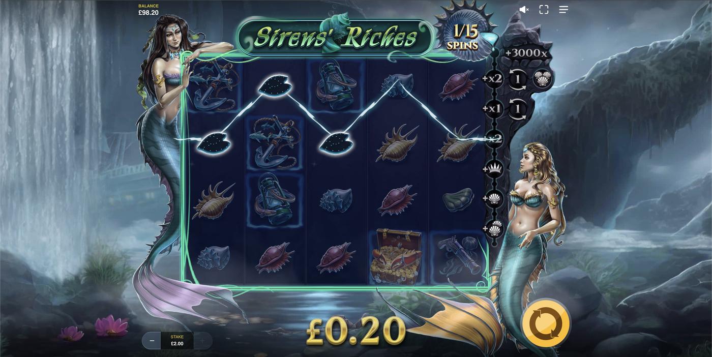 Sirens' Riches: image of winning