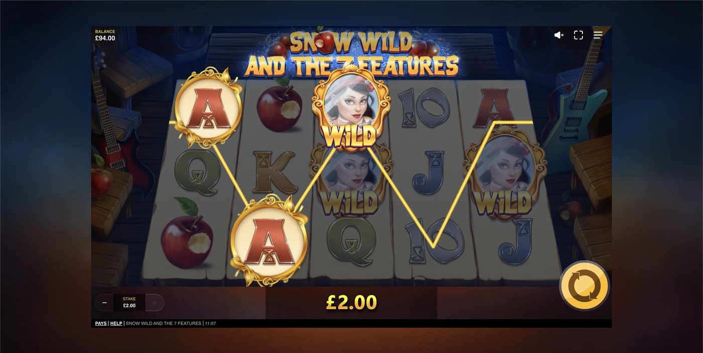 Snow Wild and the 7 Features: image of winning