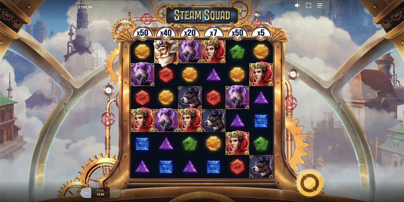 Steam Squad: image of main menu