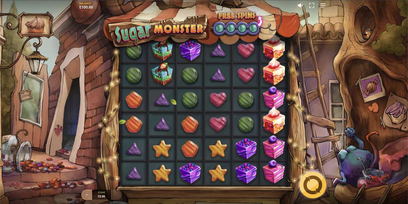 Sugar Monster: image of main menu