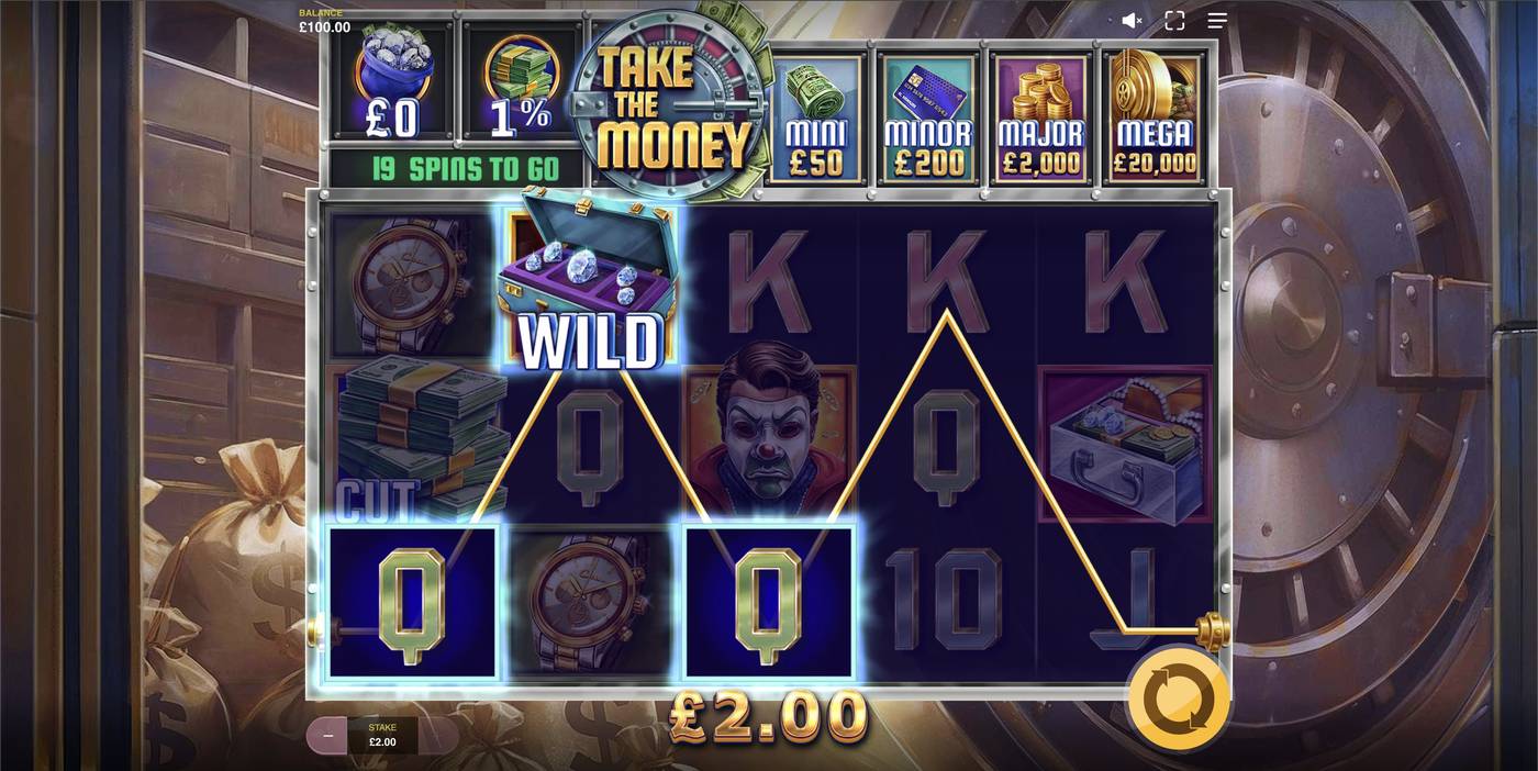 Take The Money: image of winning