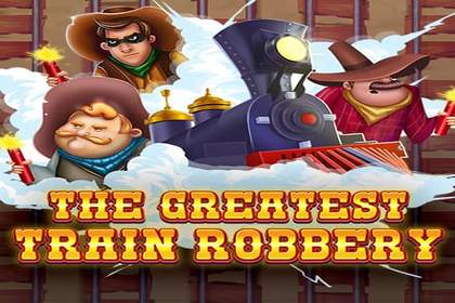 The Greatest Train Robbery Online Slot Logo