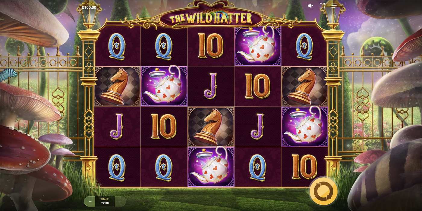 The Wild Hatter: image of main menu