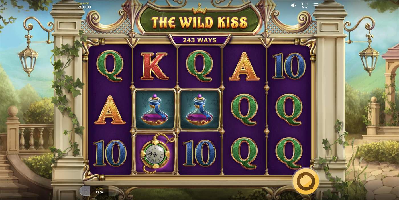 The Wild Kiss: image of main menu