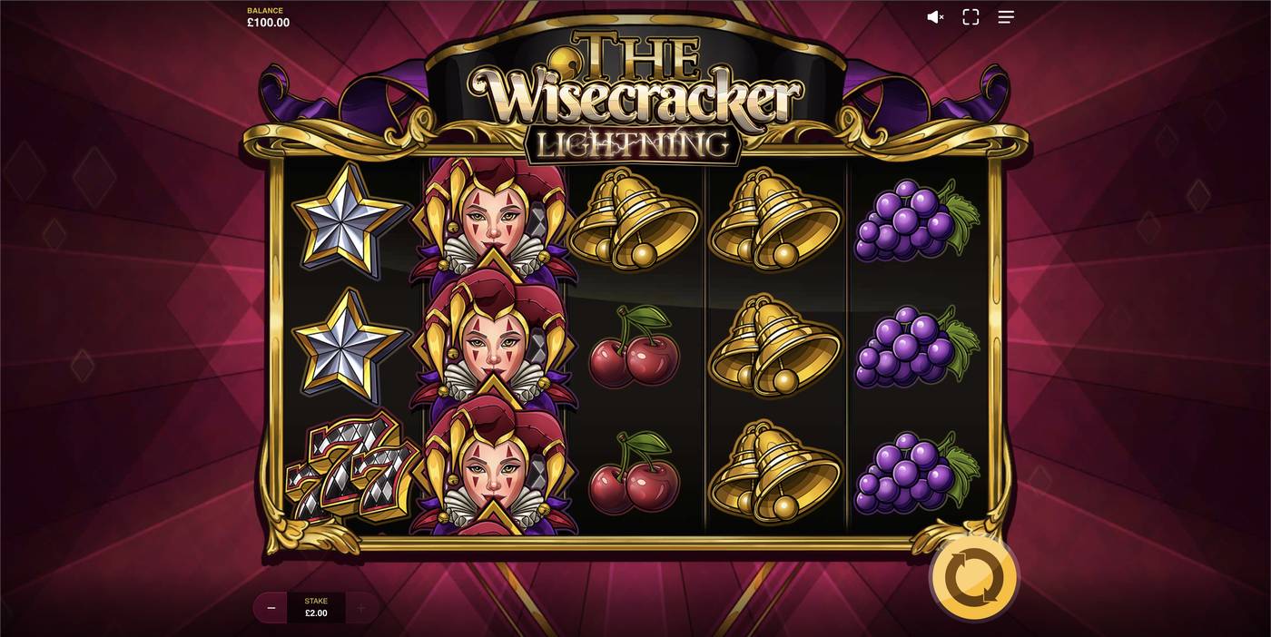 The Wisecracker Lightning: image of main menu