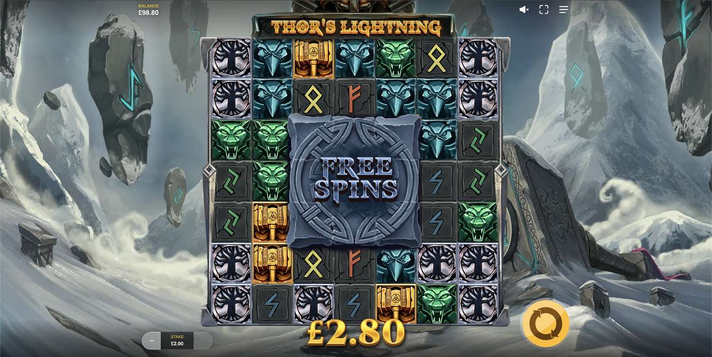 Thor's Lightning: image of winning