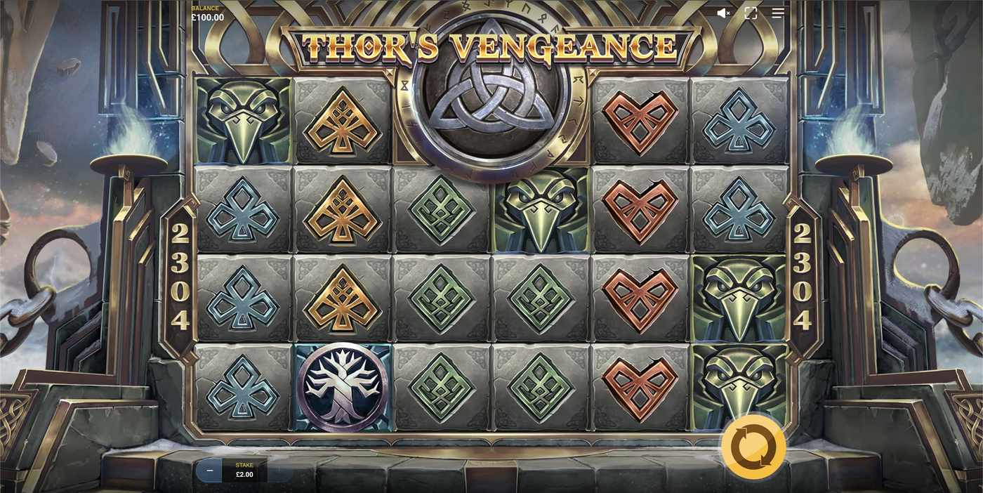 Thor’s Vengeance: image of main menu