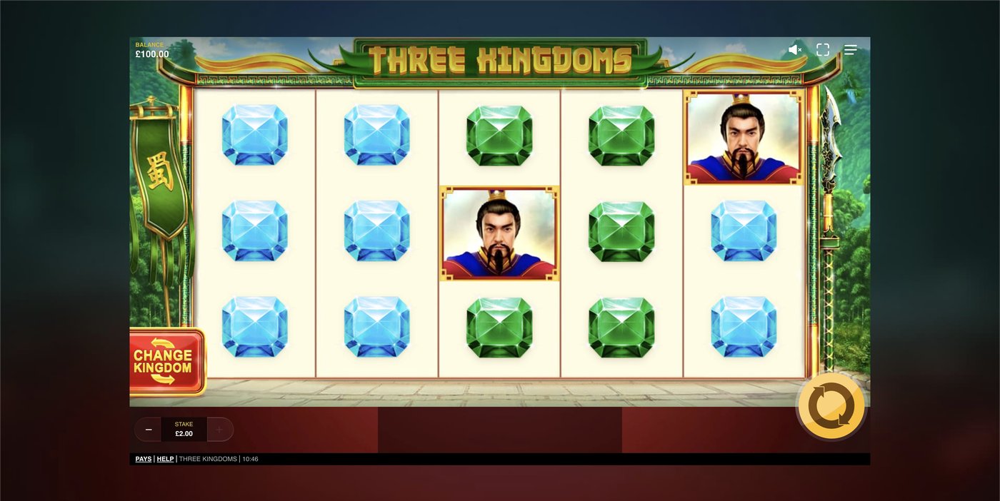 Three Kingdoms: image of main menu