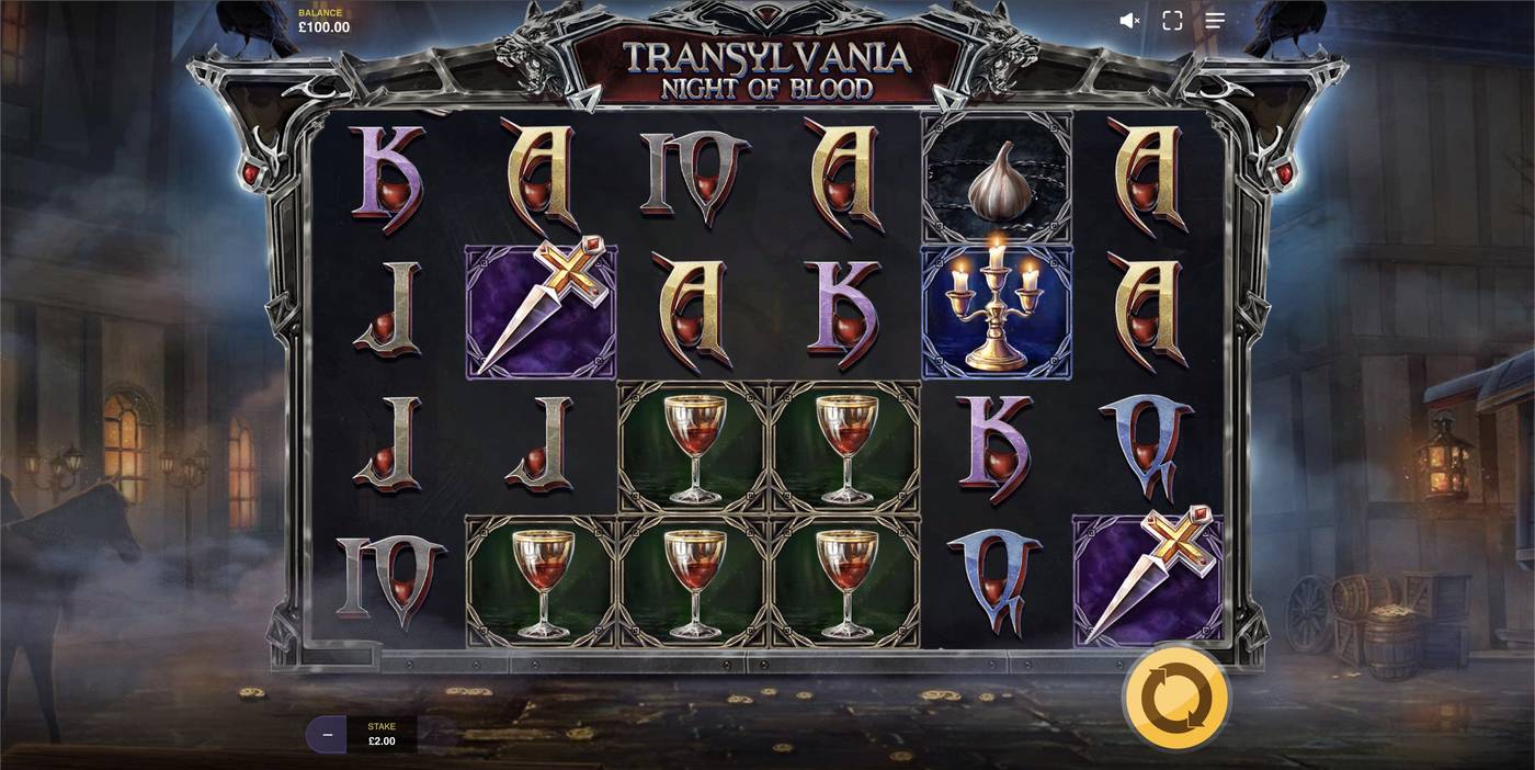 Transylvania: Night of Blood: image of main menu