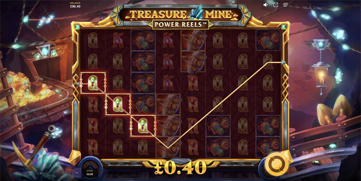 Treasure Mine Power Reels: image of winning