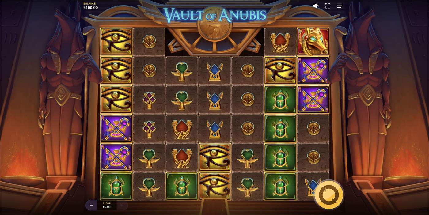 Vault Of Anubis: image of main menu