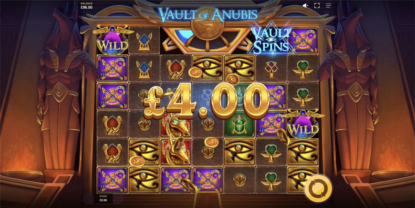 Vault Of Anubis: image of winning