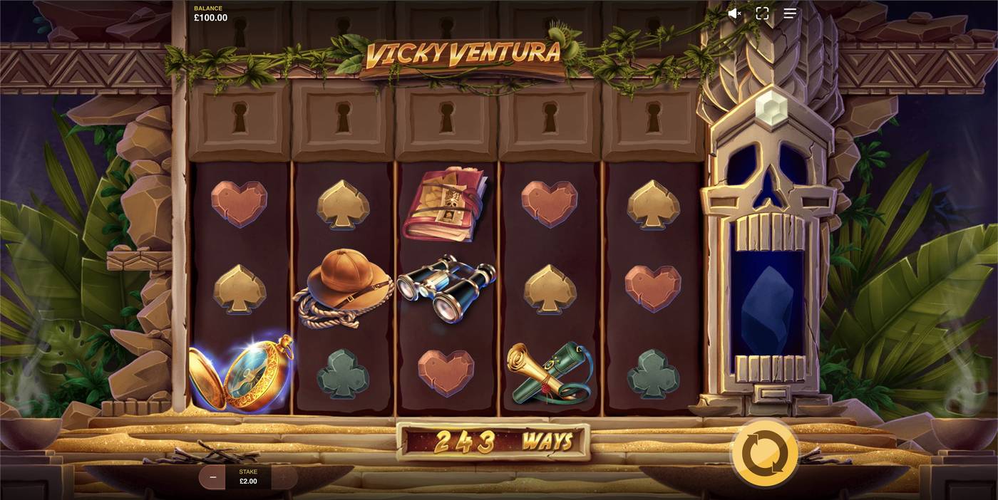 Vicky Ventura: image of main menu