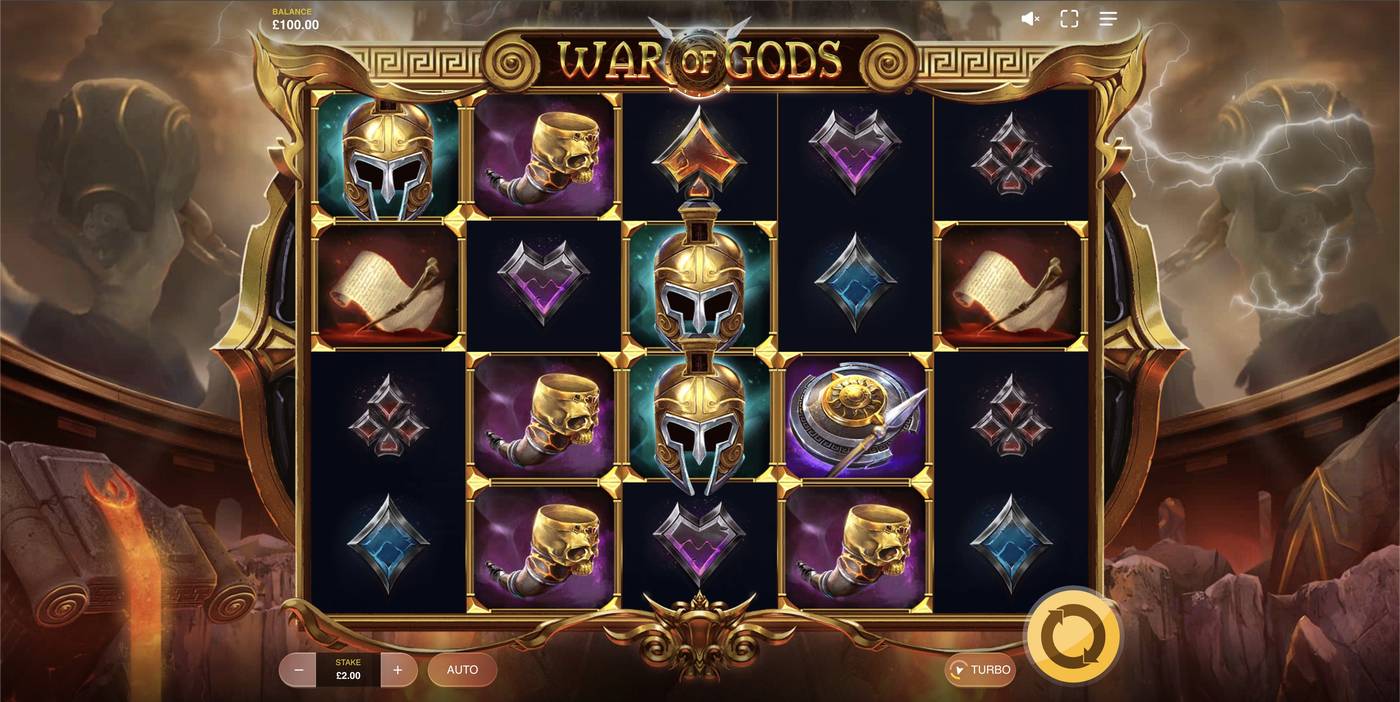 War Of Gods: image of main menu