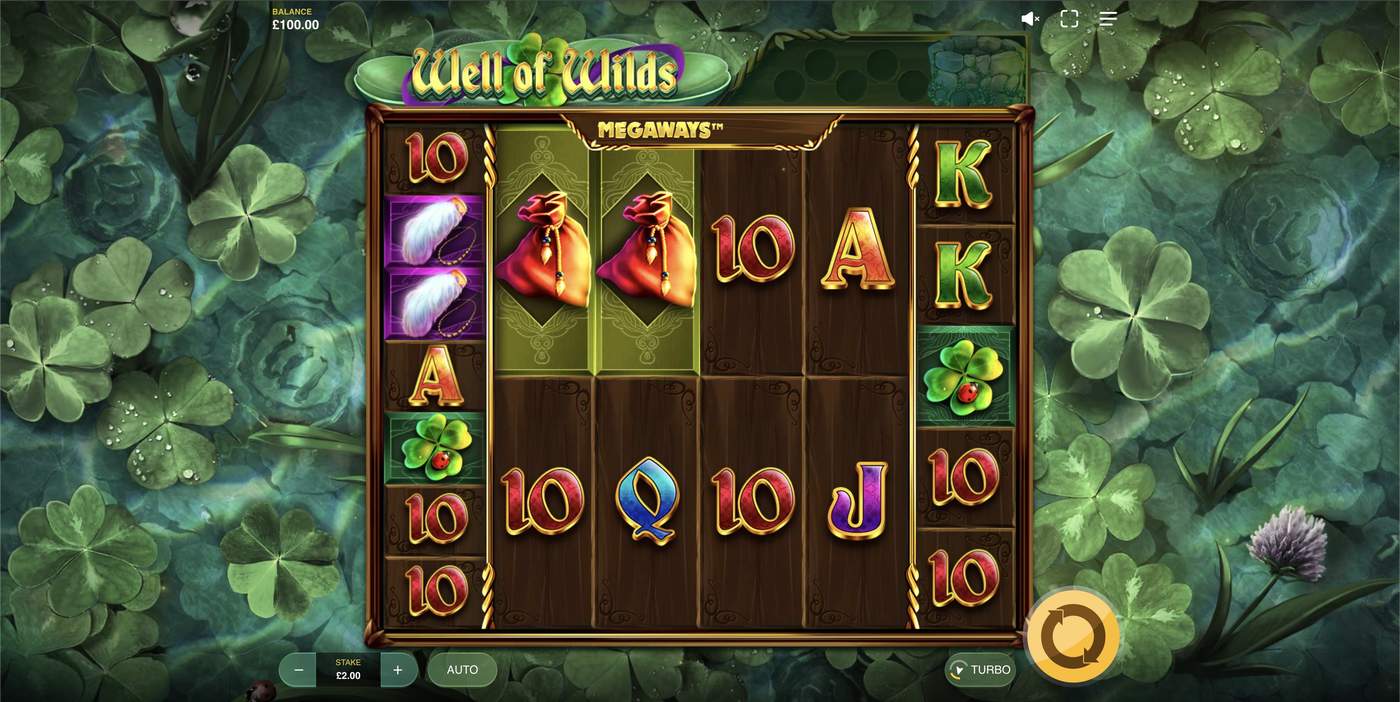 Well of Wilds Megaways: image of main menu