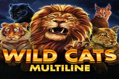 Wild Cats Multiline Online Slot Logo