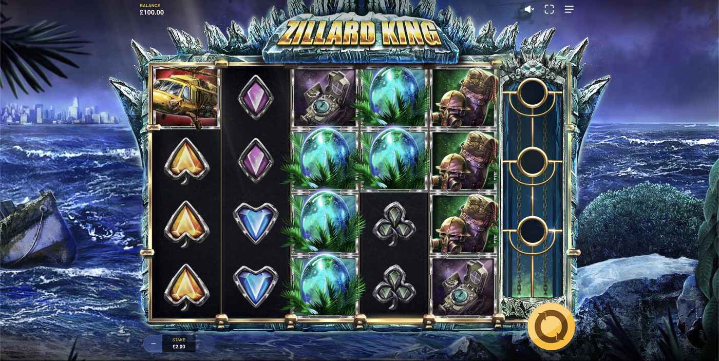 Zillard King: image of main menu