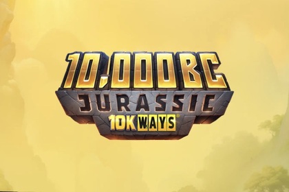 10,000 BC Jurassic 10K Ways Online Slot Logo