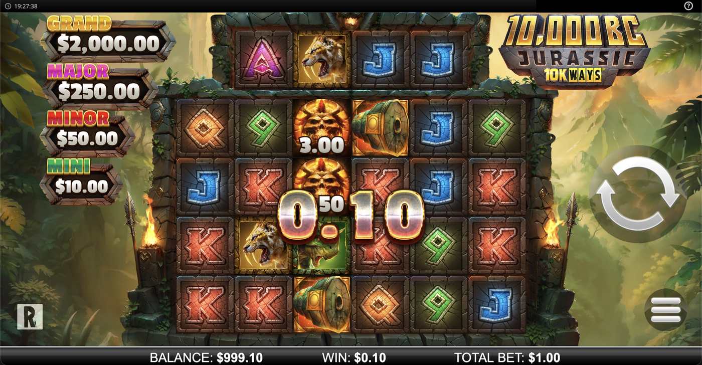 10,000 BC Jurassic 10K Ways: image of winning