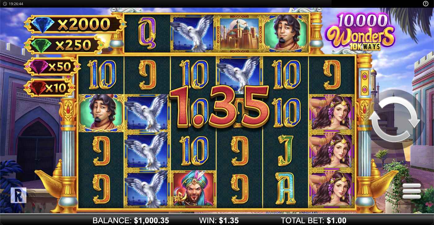 10,000 Wonders 10K Ways: image of winning