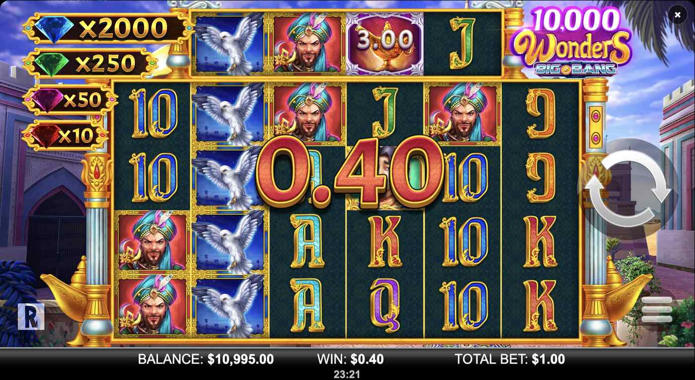 10,000 Wonders Big Bang: image of winning