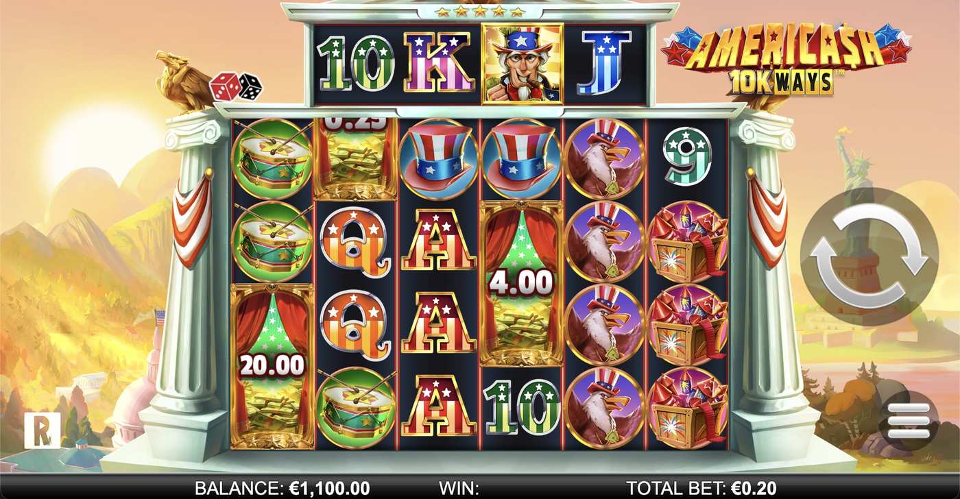 Americash 10K Ways: image of main menu