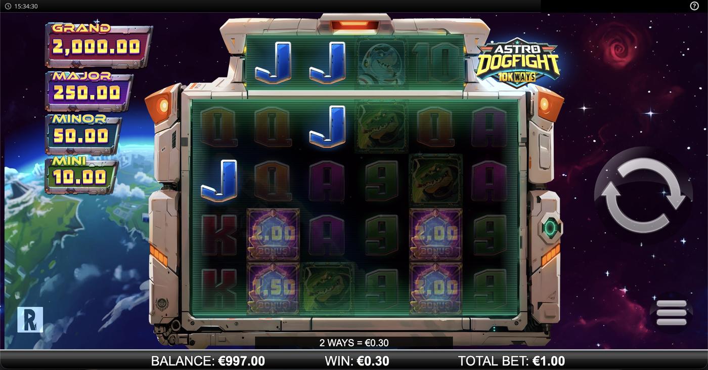 Astro Dogfight 10K Ways: image of winning