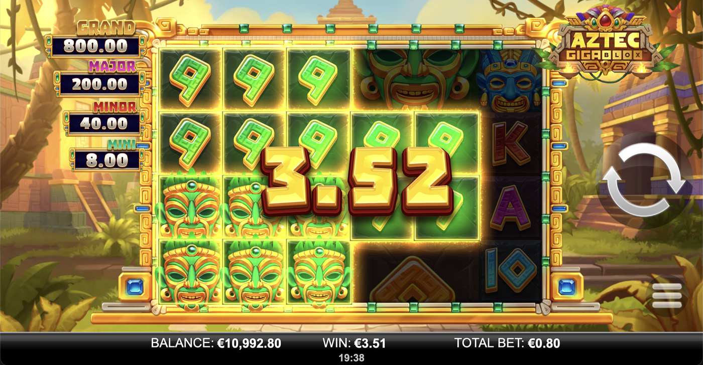 Aztec Gigablox: image of winning