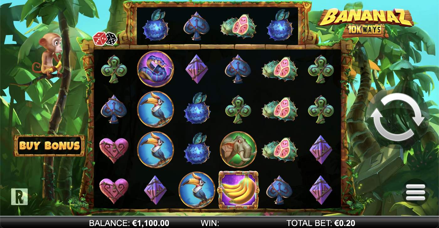 Bananaz 10K Ways: image of main menu