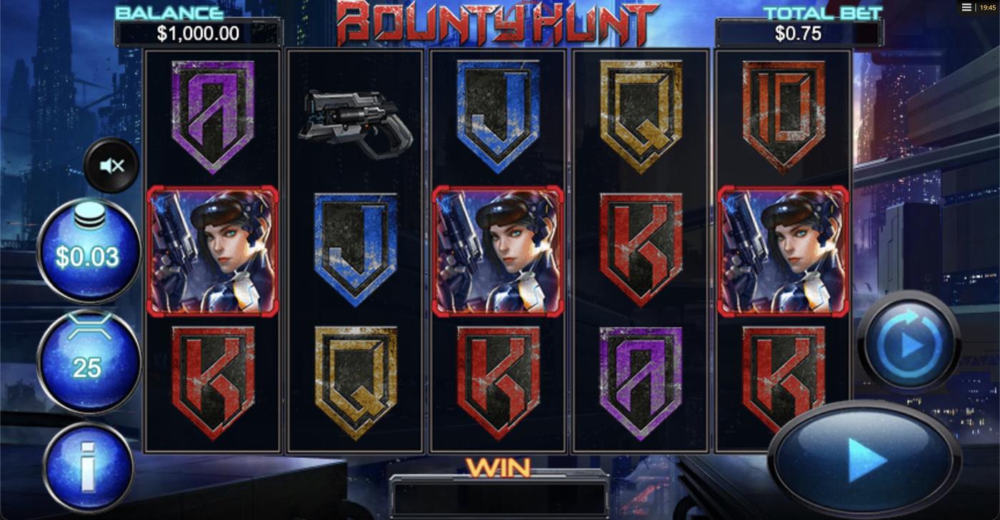 Bounty Hunt: image of main menu