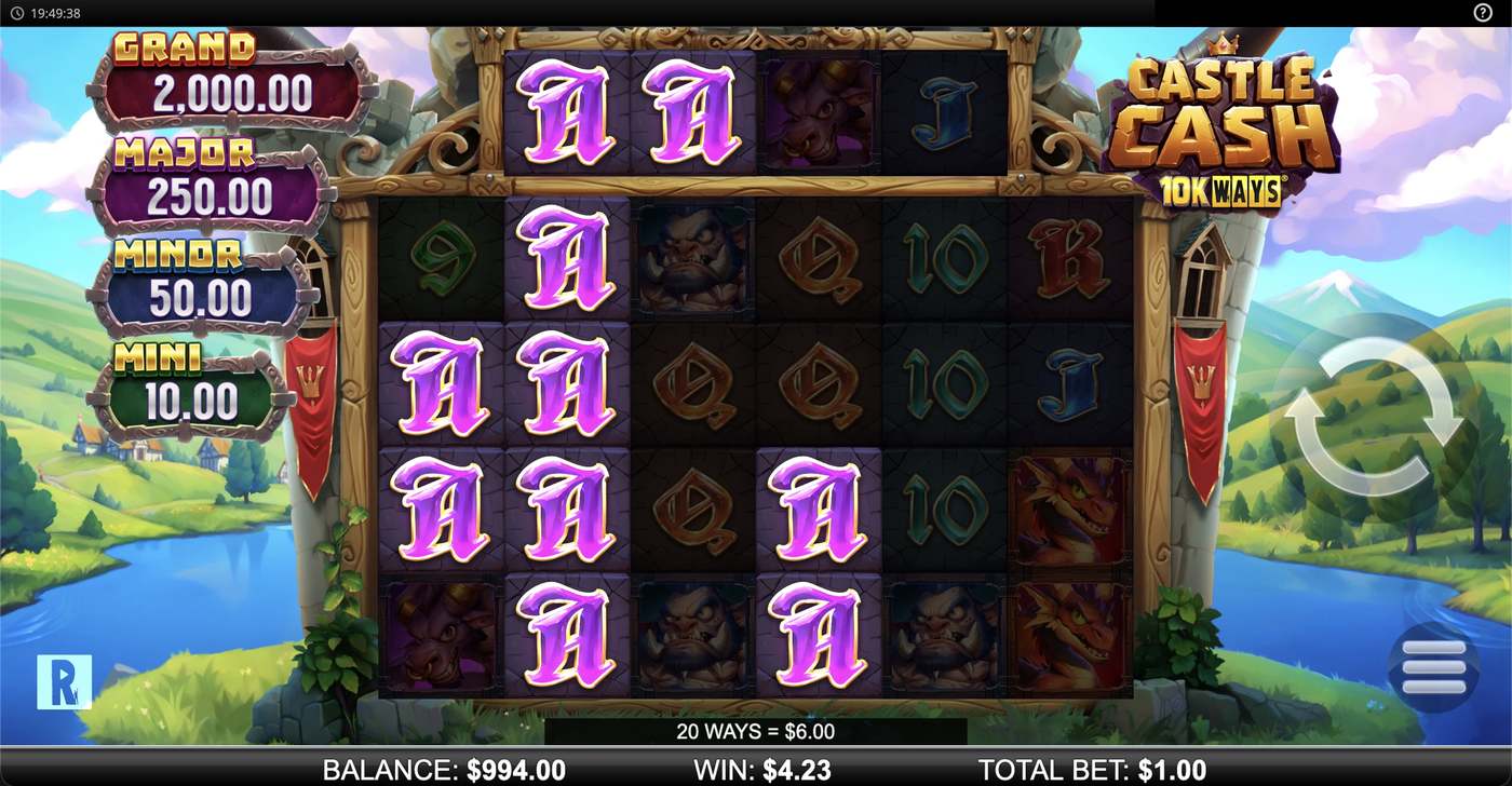 Castle Cash 10K Ways: image of winning