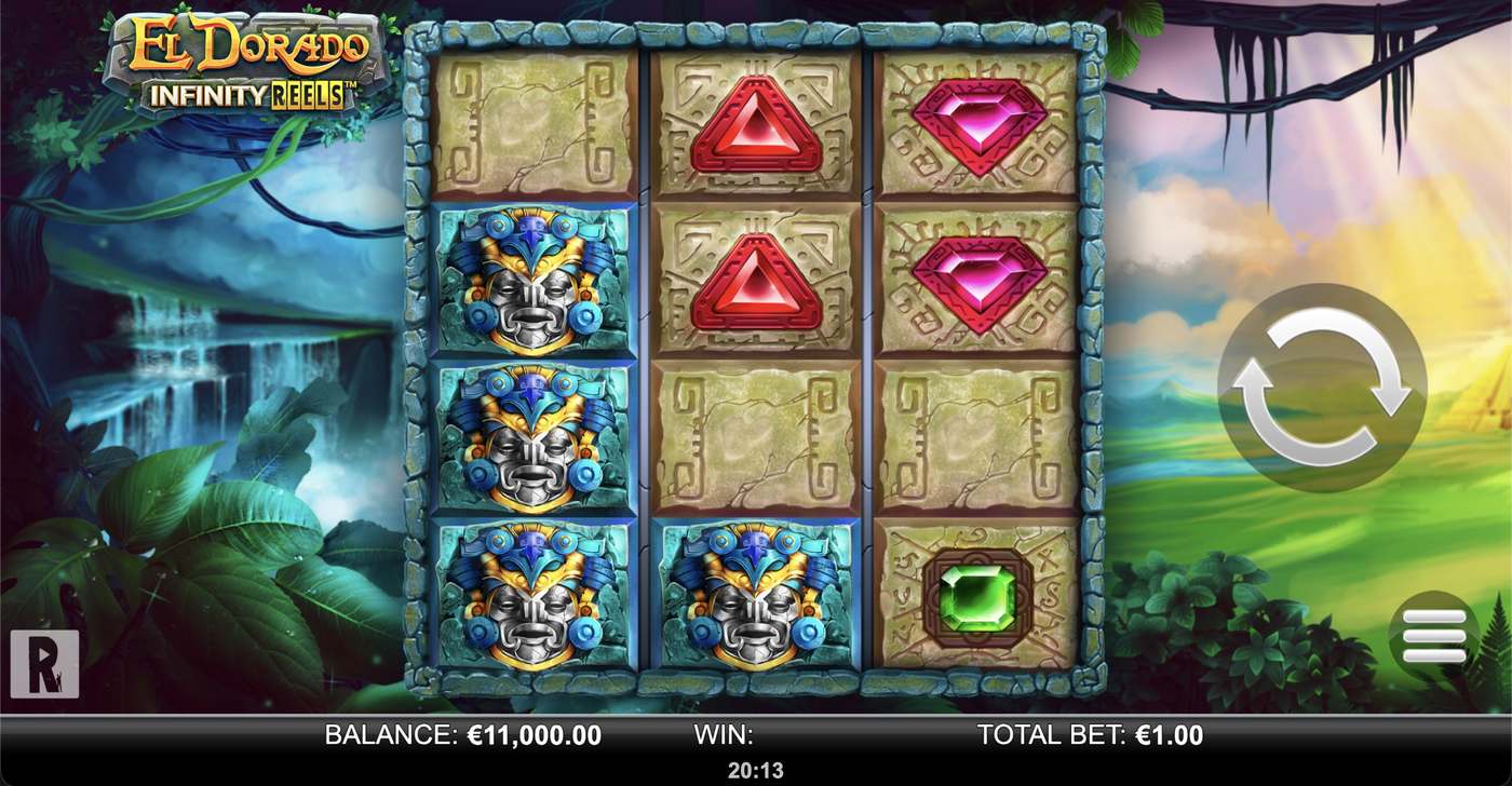 El Dorado Infinity Reels: image of main menu