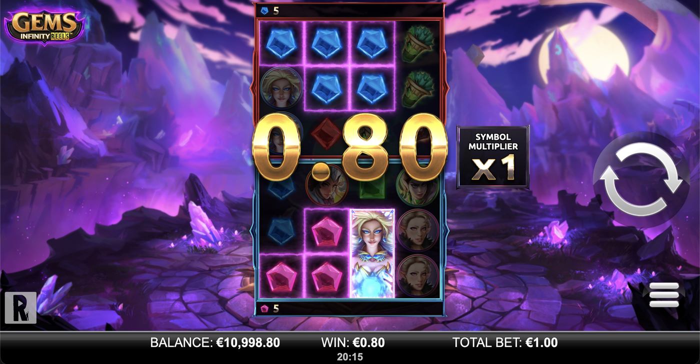 Gems Infinity Reels: image of winning