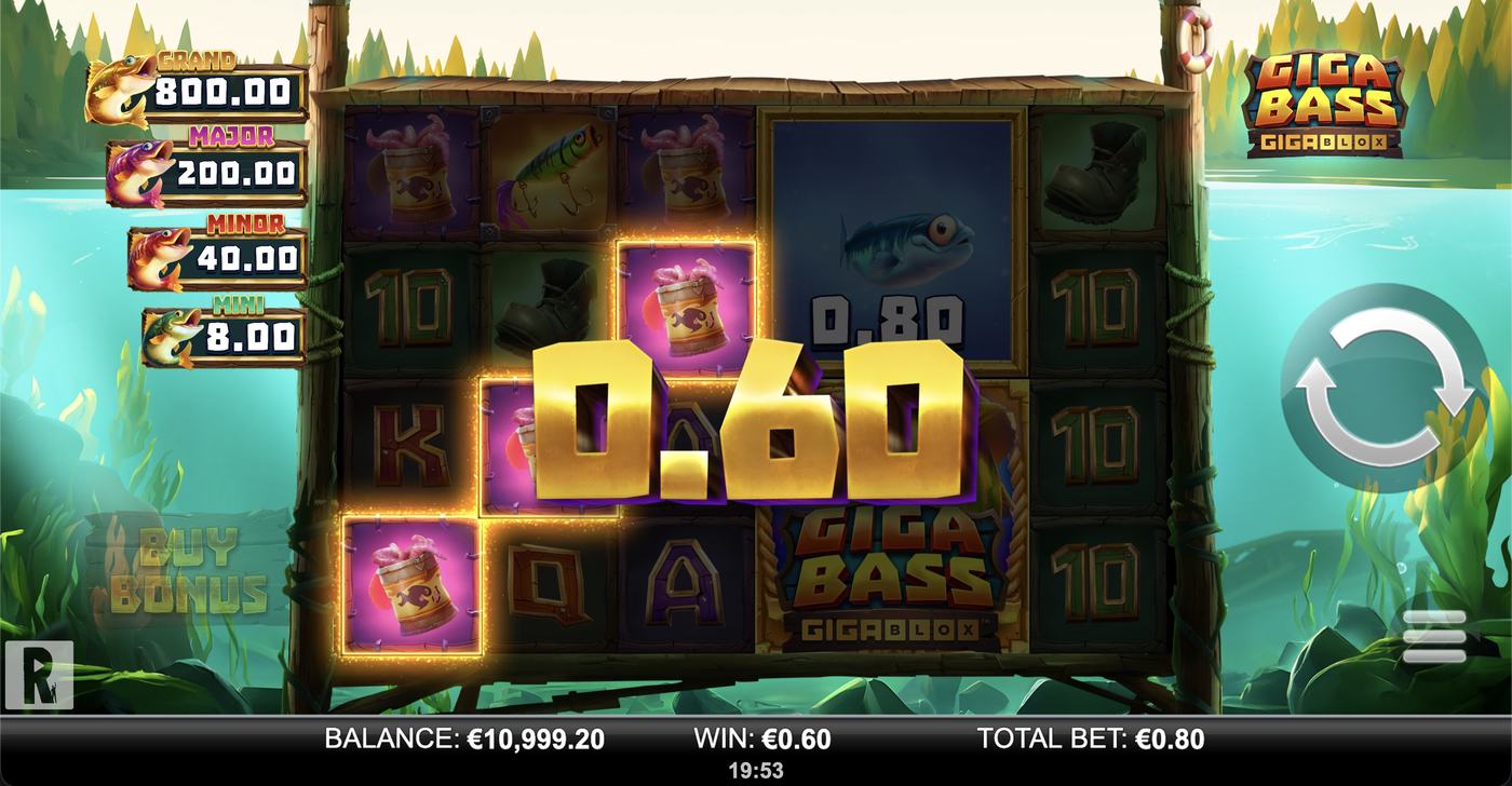 Giga Bass Gigablox: image of winning