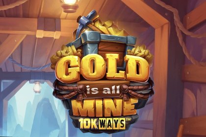 Gold Is All Mine 10K Ways Online Slot Logo