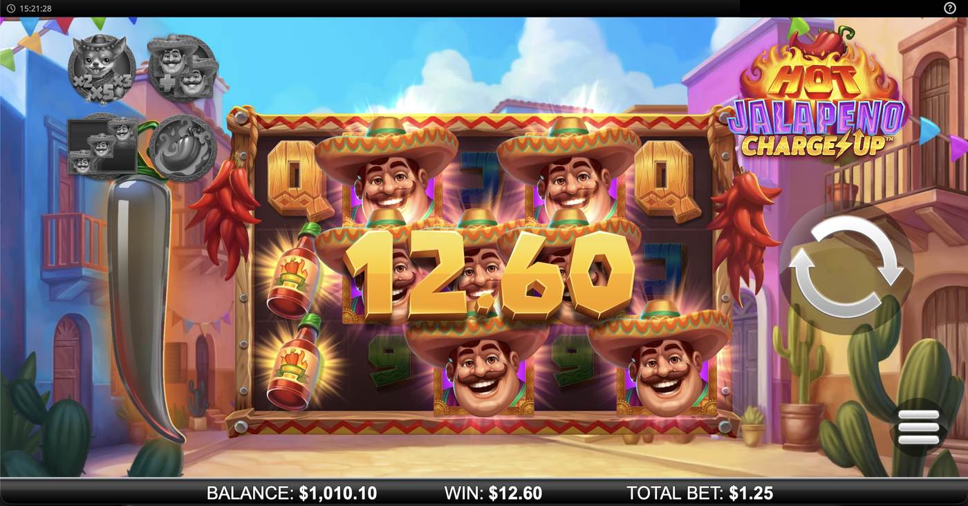 Hot Jalapeno Charge Up: image of winning