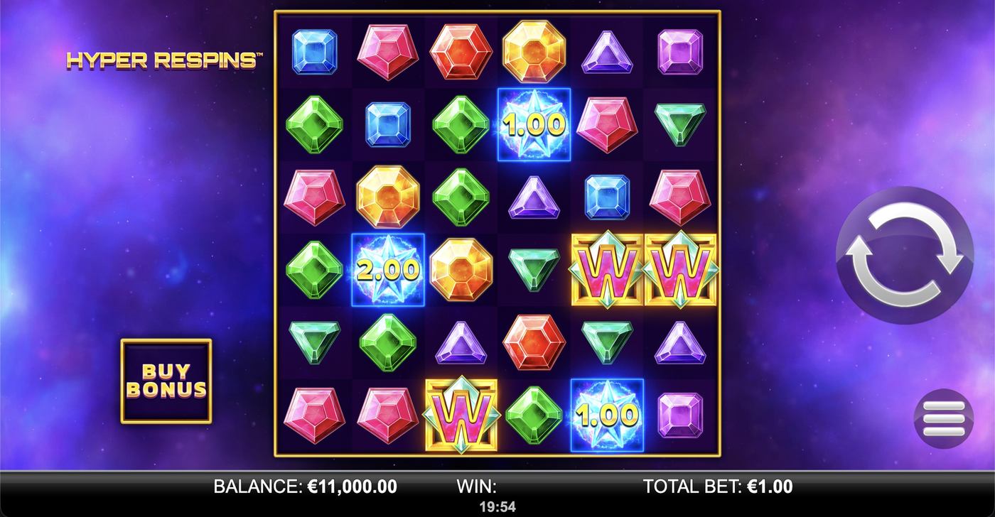 Hyper Respins: image of main menu