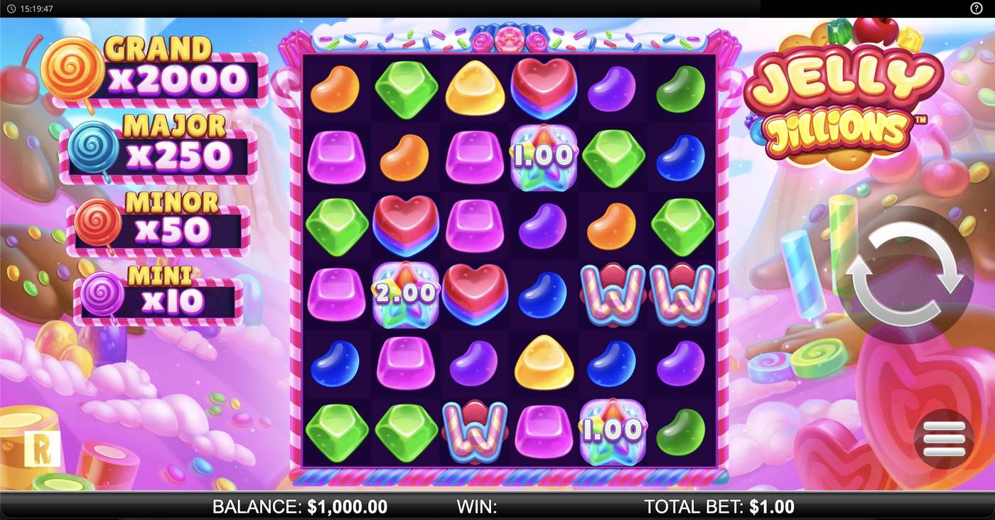 Jelly Jillions: image of main menu