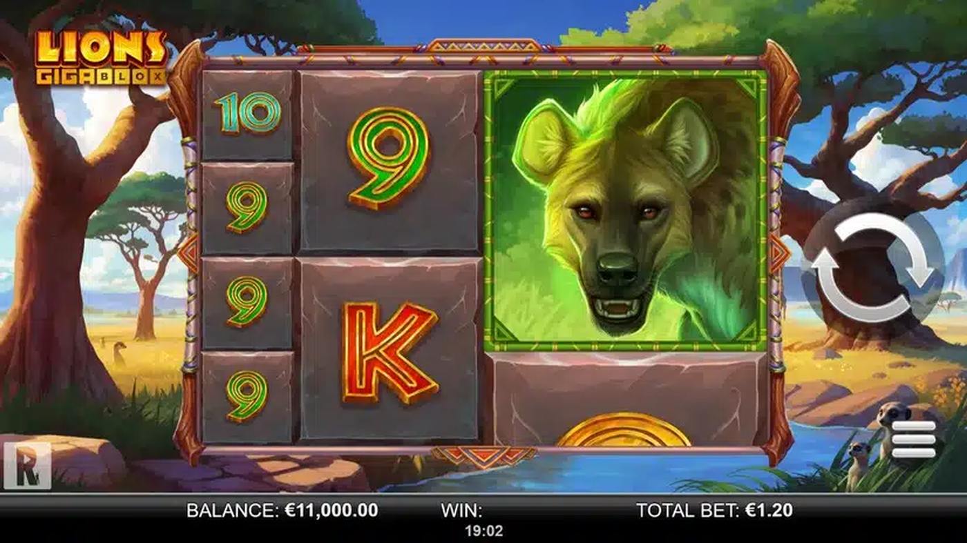 Lions Gigablox: image of main menu