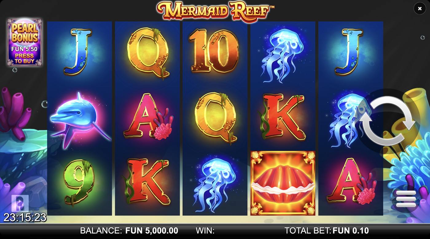 Mermaid Reef: image of main menu