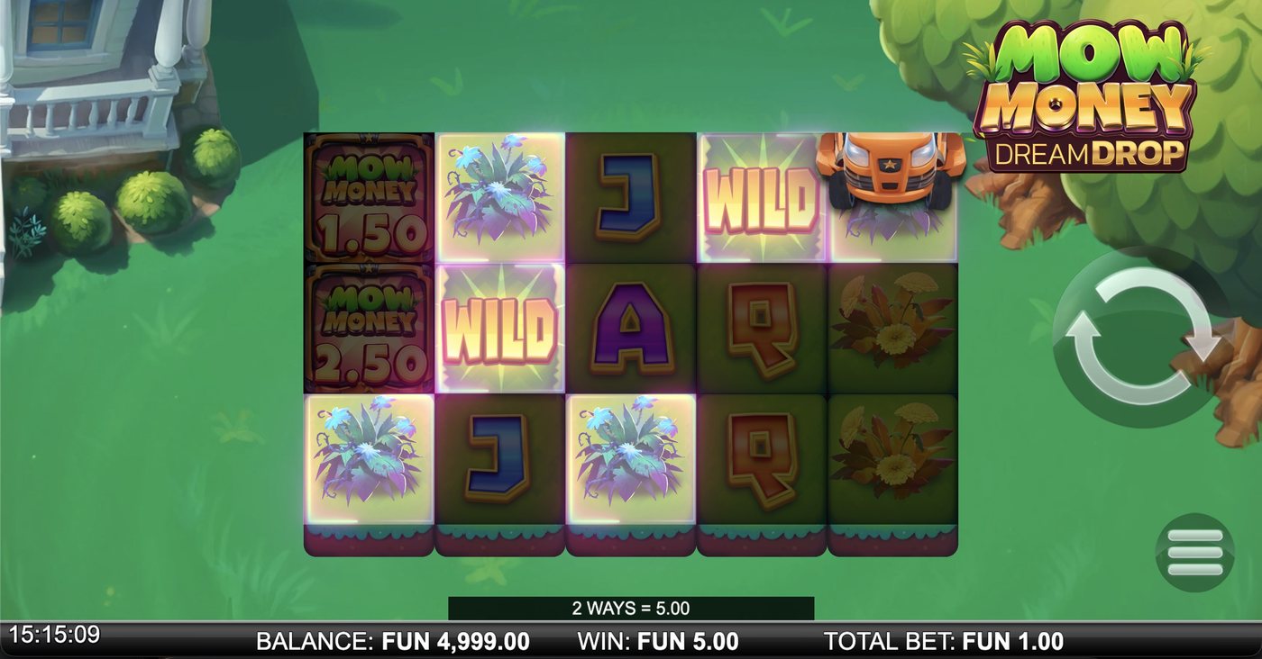Mow Money Dream Drop: image of winning