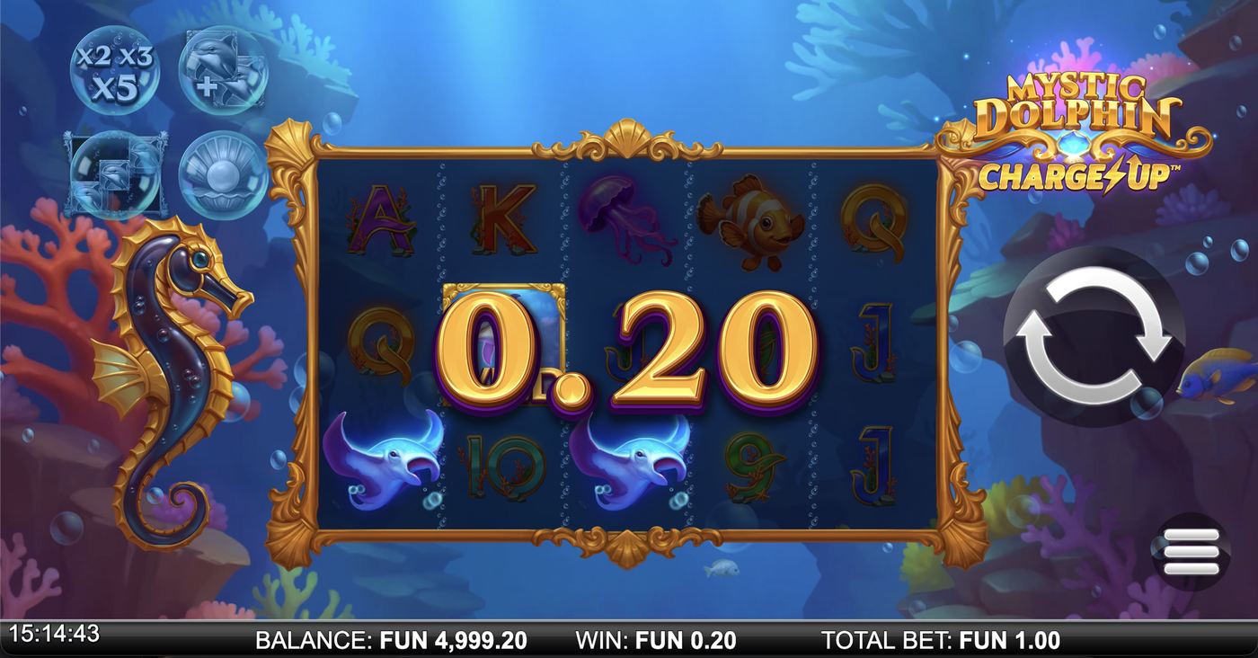 Mystic Dolphin Charge Up: image of winning