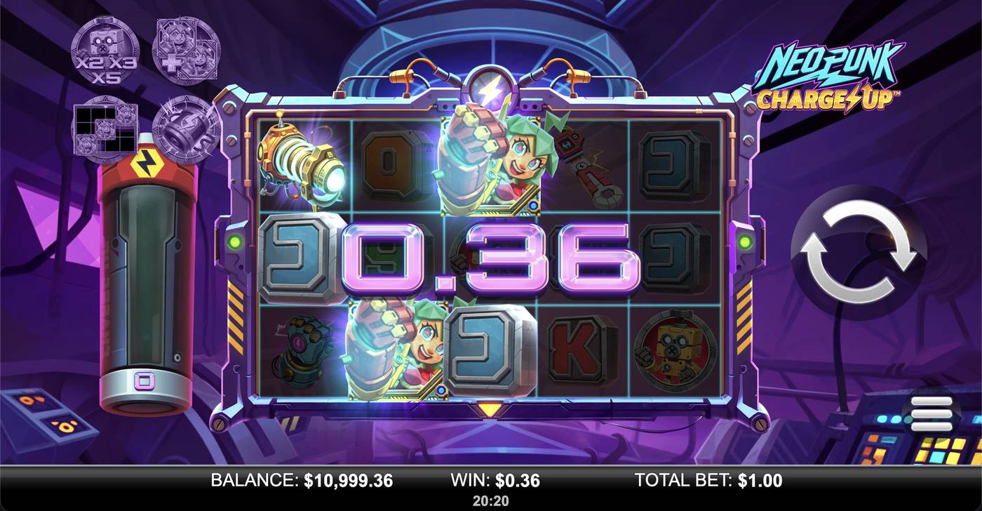 Neopunk Charge Up: image of winning