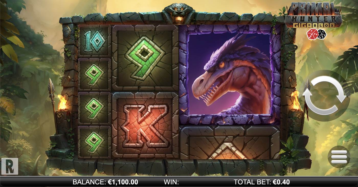 Primal Hunter Gigablox: image of main menu
