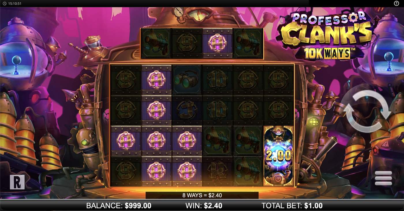 Professor Clank’s 10K Ways: image of winning