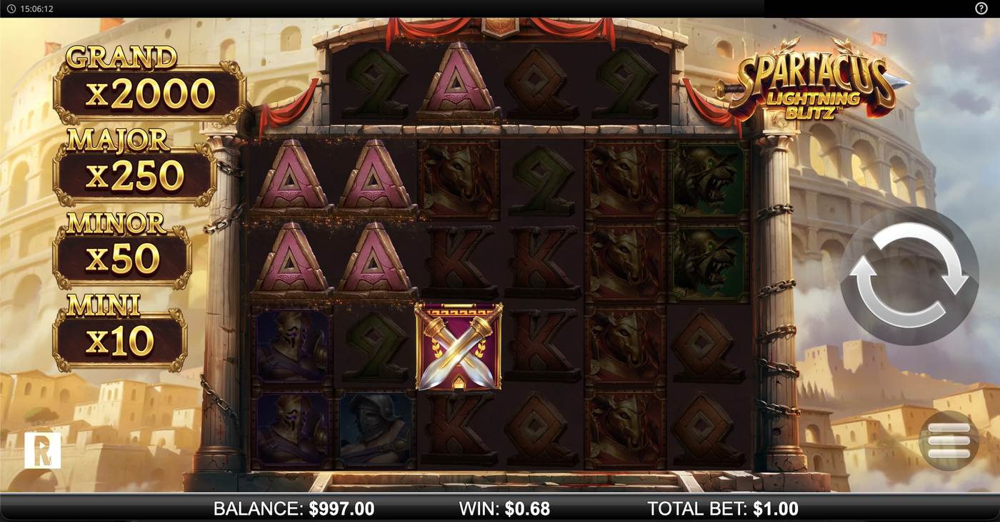 Spartacus Lightning Blitz: image of winning